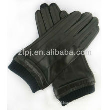 Plain style mens cheap leather gloves